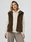 custom sleeveless fleece outerwear